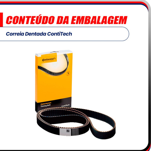 Correia Dentada Fox Gol G2 Ao G6 Continental 1.0 1.6 Ea111