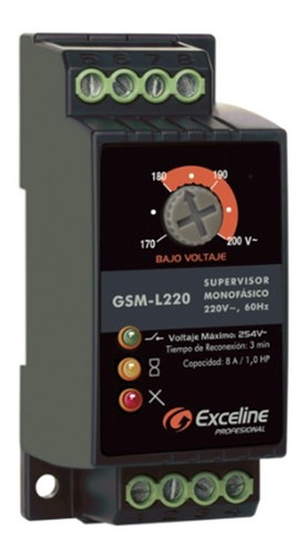 Supervisor De Voltaje Exceline De 220vac Gsm-l220