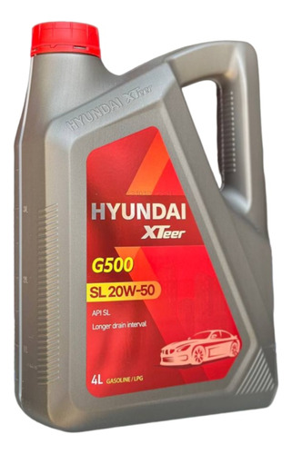 Aceite G500 20w-50 Mineral Hyundai Original Sellado 