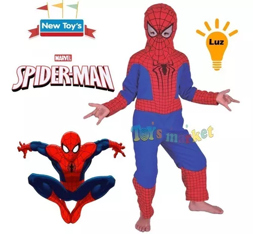 Disfraz Spiderman Hombre Araña Económico New Toys