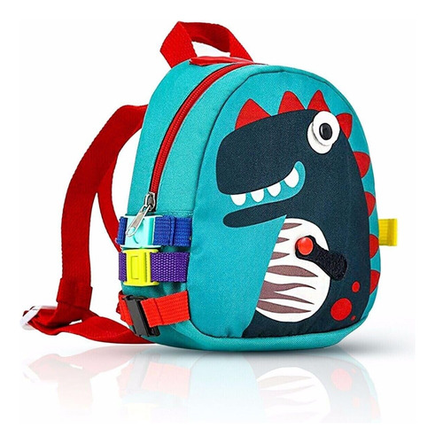 Montessori - Mini Mochila De Dinosaurio Para Actividades Sen