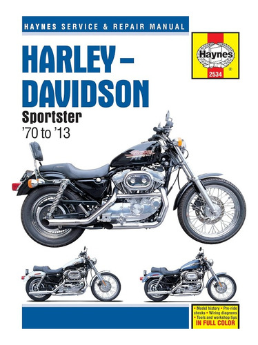 Manual Harley Davidson Sportster 70-13 Reparación Y Servicio