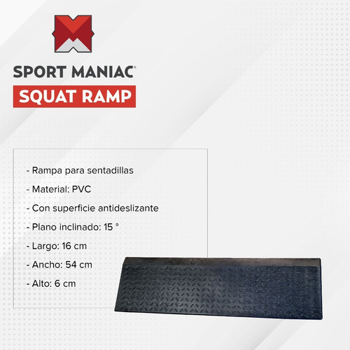 Rampa Para Sentadillas Squat Ramp Sport Maniac
