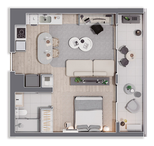 Venta Sin Comisión / Tipo Studio / Ciudad Empresarial