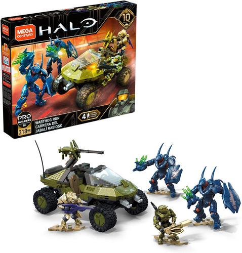 Mega Construx Halo Warthog 10 Años Pro Builders Gft55