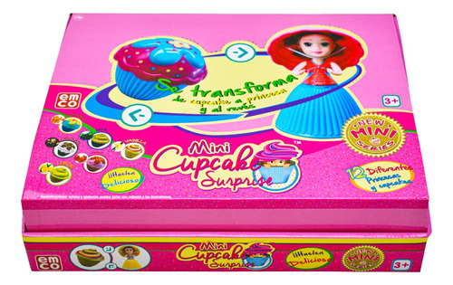 Mini Cupcake Surprise Pack 12 Muñecas Transformables Emco