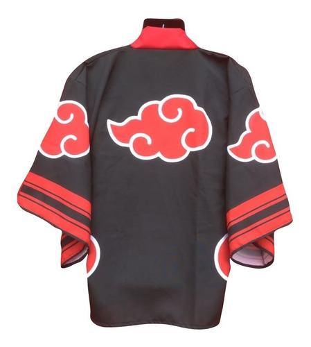 Haori Kimono Akatsuki Itachi Anime Naruto 100% Poliester