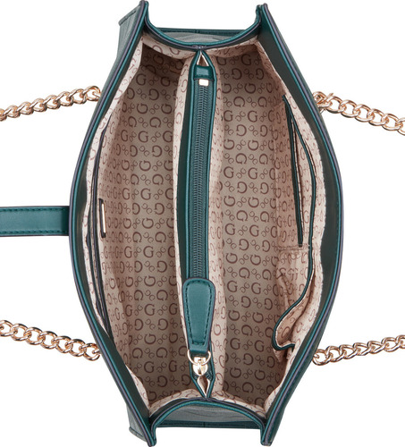 Bolsa Satchel Para Mujer Logo Estampado Factory Guess