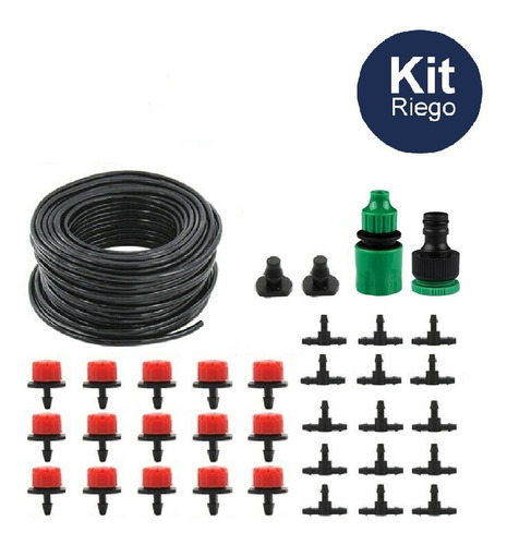 Kit Riego Sistema Automático Por Goteo 15m 