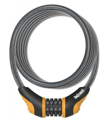 Imagem 1 de 1 de Cadeado Onguard Neon 8169 C/segredo Laranja
