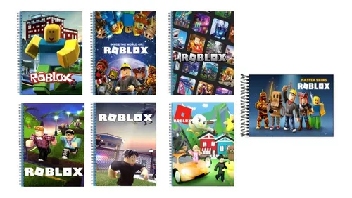 Caderno Universitário (Roblox Man)