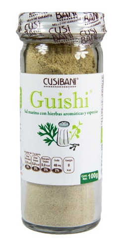 Cusibani Guishi: Sal Marina Hierbas Aromáticas Vegano 100g