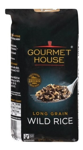 Gourmet House Long Grain Wild Rice 454 G