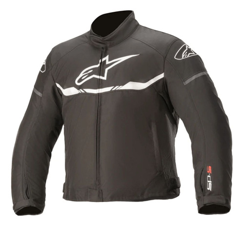 Campera Alpinestars Waterproof T-sps Negra Blanco