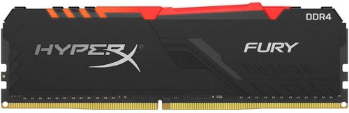 Hyperx Fury 8gb 3466mhz Ddr4 Cl16 Dimm 1rx8 Rgb Xmp Memoria 