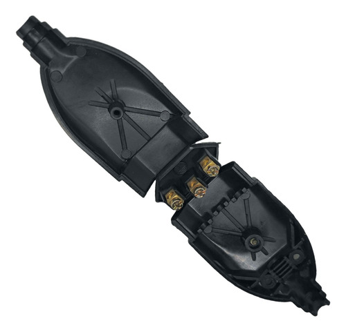 Kit 3x Plug Chato Macho Tita Prensa Cabo 10a 2p+t Interneed