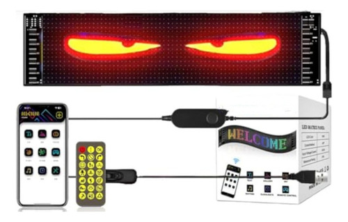 Ledd Ojos Del Diablo Luz Para Los Coches, Lámpara De Ojos