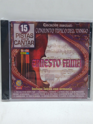 Karaoke Ernesto Fama Cd Nuevo