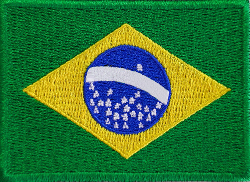 Patch Bordado Bandeira Brasil Todos Estados Ban1 Brasileiros