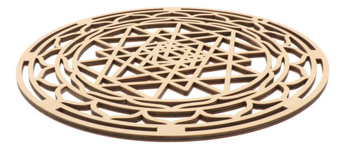 4x Esculturas De Pared De Geometría Sagrada Disco De