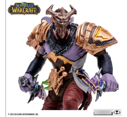 Muñeco Accion Mcfarlane 16cm World Of Warcraft Elfo M 166700
