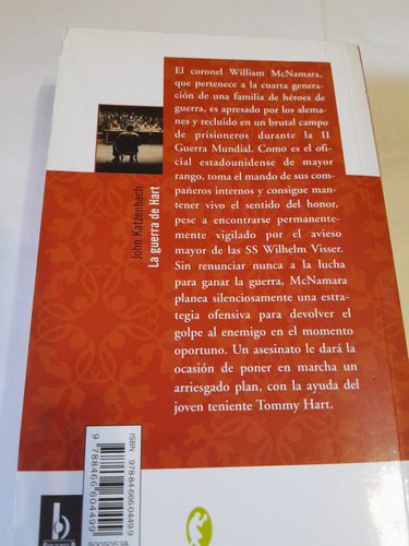 Libro,la Guerra De Hart,john Katzenbach,byblos,caballito (Usado)
