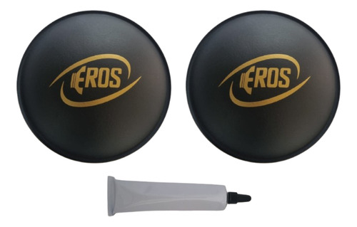 Kit 2 Protetor Alto Falante Eros Linha Lc 12 Pol +cola Preta