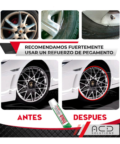 Tira Cinta Goma Protectora Filo De Rin Adherible 8 Metros