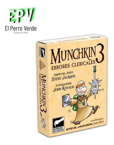 Munchkin 3 [expansión] (bureau De Juegos) - El Perro Verde