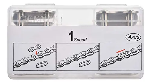 Cadena De Bicicleta De 1 Velocidad Missing Link, 4 Pares (ma