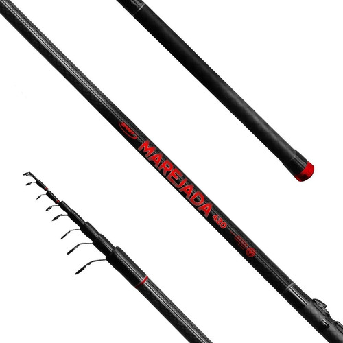 Imagen 1 de 10 de Caña Spinit Marejada Telescopica 4.2 Mts Pesca Pejerrey Lisa