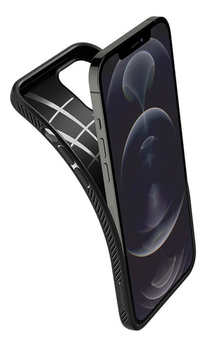 Capa Spigen Liquid Air M. Black Para iPhone 13 Pro Max 6.7''