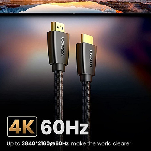 Cabo Hdmi 2.0 Ugreen Macho Para Macho 4k/60hz 1 Metro