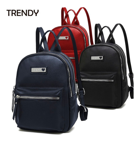 Cartera Mochila Espalda Urbana Eco Cuero Dama Anti Robo Tsr