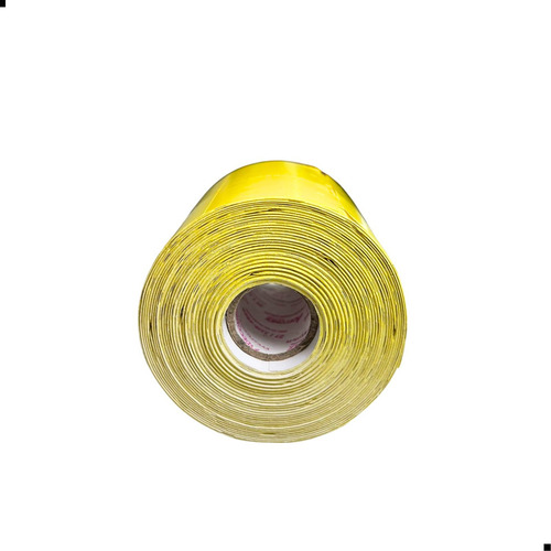 Etiqueta Tag 40x60/2 Amarela - Couchê Adesivo - 1 Rolo Cor Amarelo Desenho impresso não