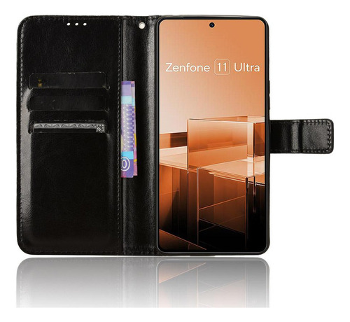 Capa Para Asus Zenfone 11 Ultra Flip Case Carteira