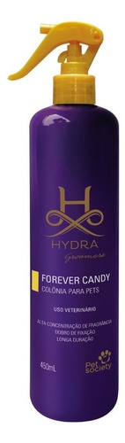 Colônia Hydra Groomers Forever Candy Refil 450ml Pet Society