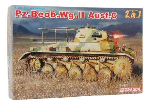 Pz.beob.wg.ii Ausf.c 1/35 Dragon 6812 Tanque Segunda Guerra