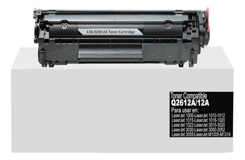 Toner Generico Q2612a Negro Para Laserjet 3020/3030/3050