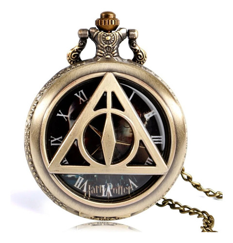 Reloj Collar Análogo Reliquia Muerte - Harry Potter