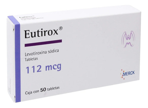 Eutirox 112mcg Tabletas Con 50   Sodica  Levotiroxina