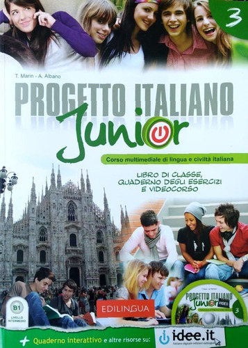 Progetto Italiano Junior 3. Libro + Cd + Dvd. Edilingua