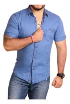 Comprar Camisas De Jeans Manga Corta De Hombre