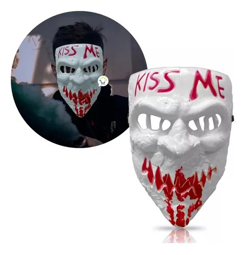 Máscara Asesino La Purga Kiss Me Halloween Disfraz H021