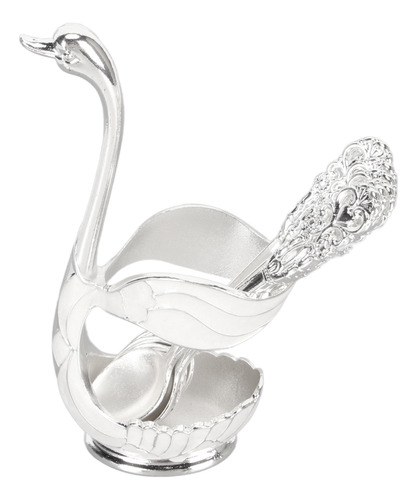 Juego De Cubiertos Swan, Soporte Plateado Para Vajilla, Sopo