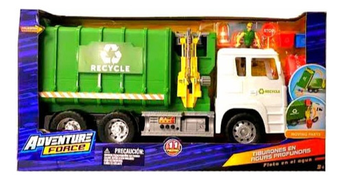 Camión De Reciclaje Con Luces Y Sonido Adventure Force