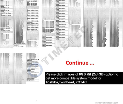 Timetec 4gb Ddr3l / Ddr3 1600mhz Pc3l-12800 / Pc3-12800 N...