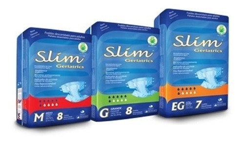Imagem 4 de 5 de Fralda Geriátrica Tamanho G C/ 80 Unid Frete Slim Geriatrics