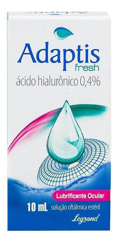 Adaptis Fresh 0,4% Lubrificante Ocular Com 10 Ml