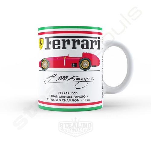 Taza | Juan Fangio | Ferrari D50 | F1 World Champion 1956